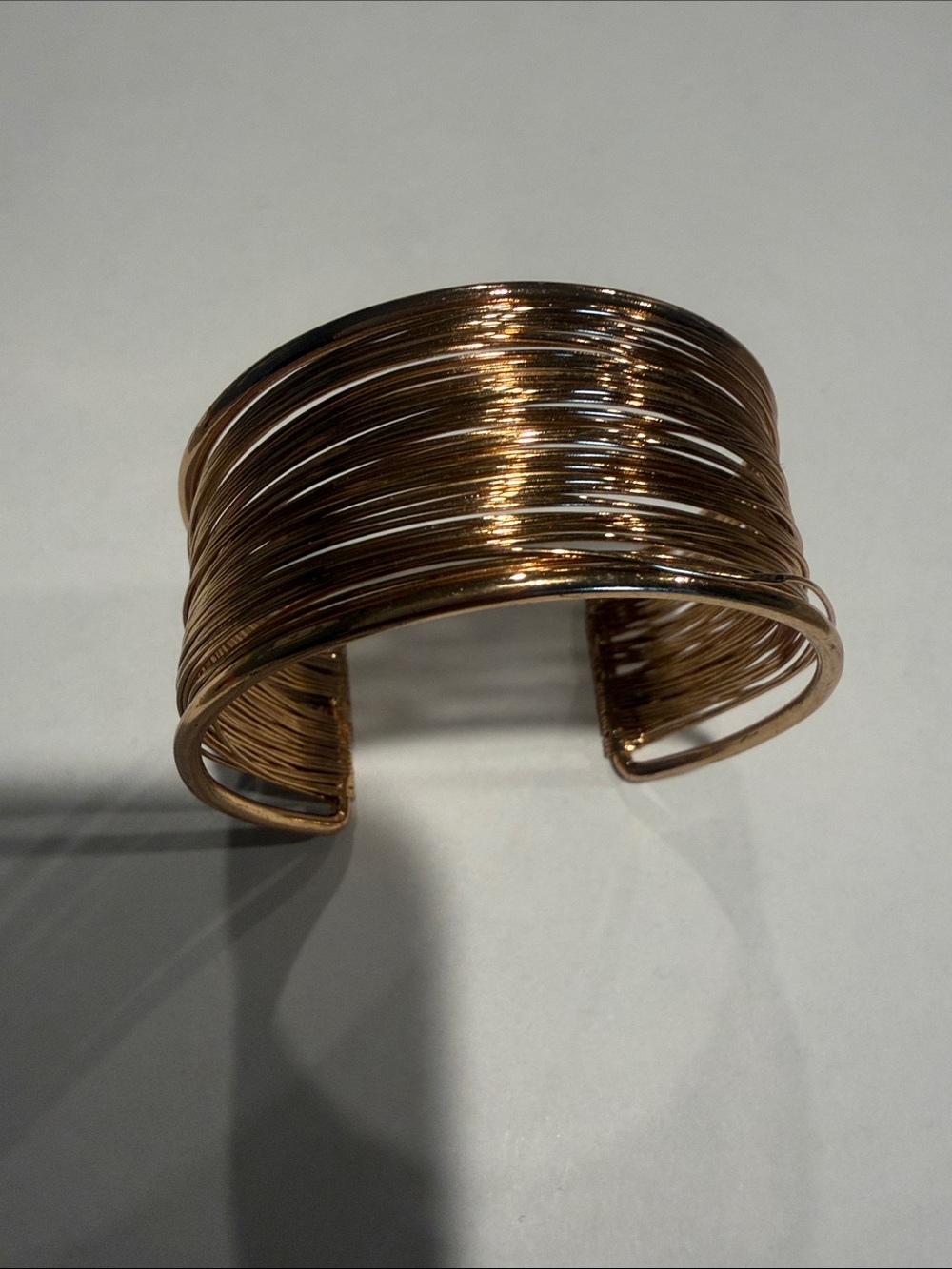 Gold-Tone Multi-Wire Cuff Bracelet - Women Jewelry